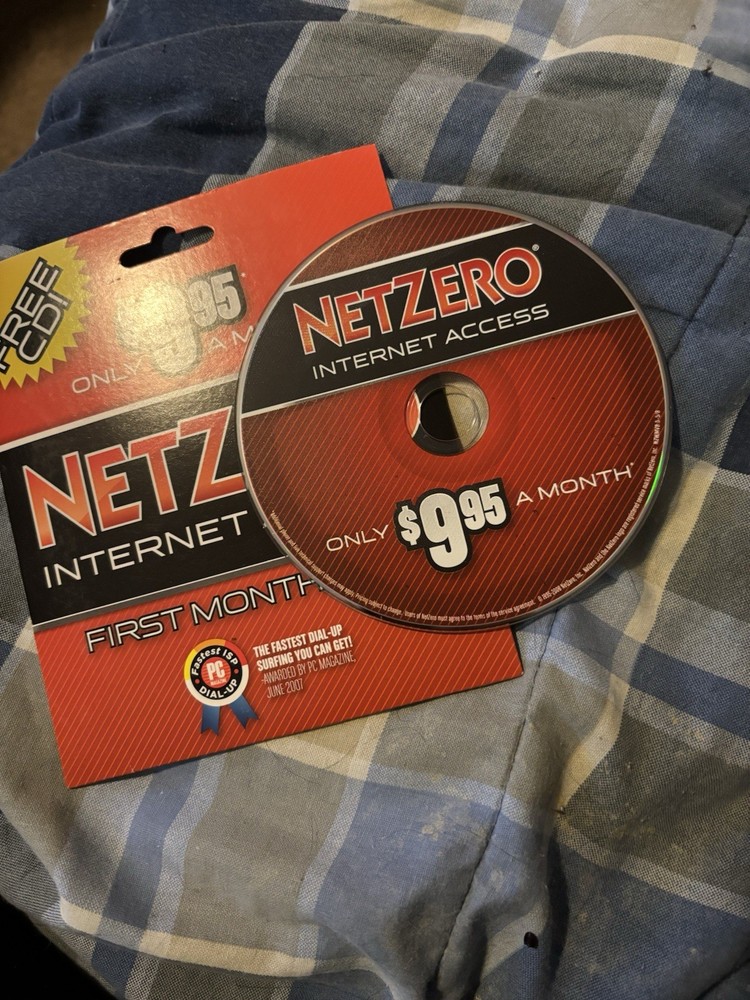 Netzero Internet Access Disc Walmart Original Package Vista Windows 98 Xp Me OsX