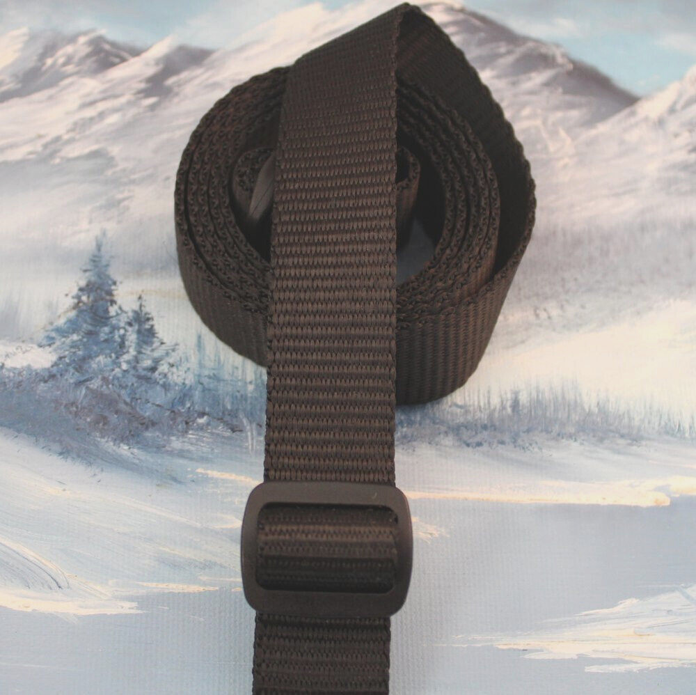 RIFLE SLING ~ BLACK POLYPRO ~ 1" x 62" ~ HEAVY DUTY