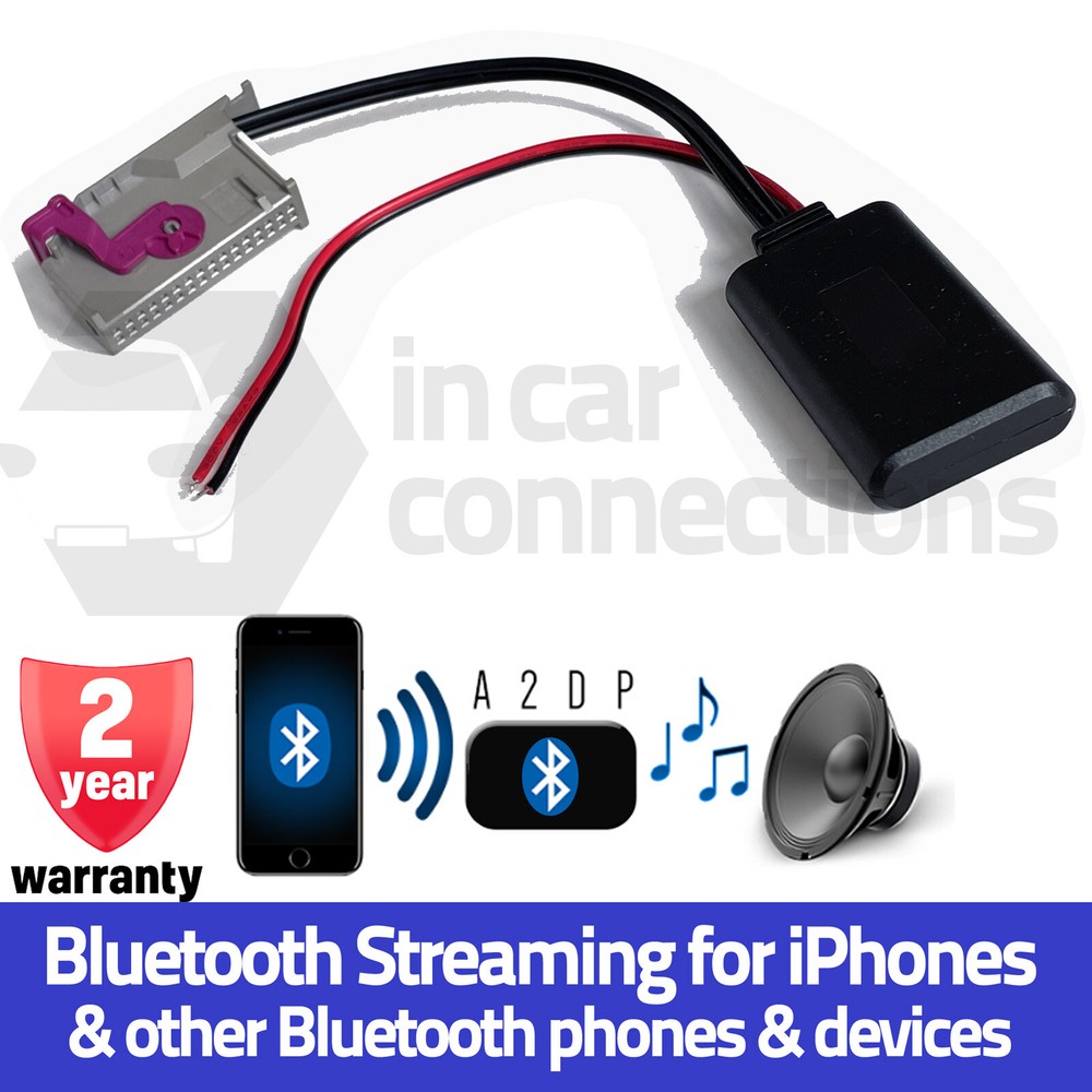 Audi RNS-E bluetooth adapter A2 A3 A4 A6 A8 TT R8 SATNAV for music streaming