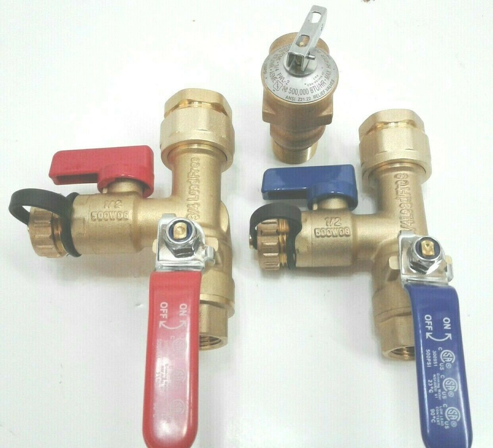 RINNAI MIVK-T-LW-2 MATSUI TANKLESS ISOLATION VALVE KIT 3/4" THREADED