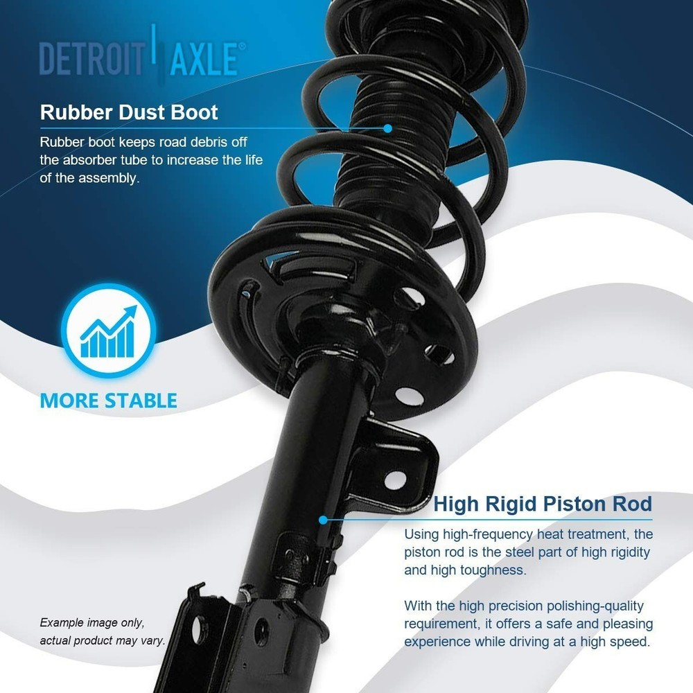 Front Struts & Coil Spring Rear Shock Absorbers Kit for 2013-2019 Ford Explorer