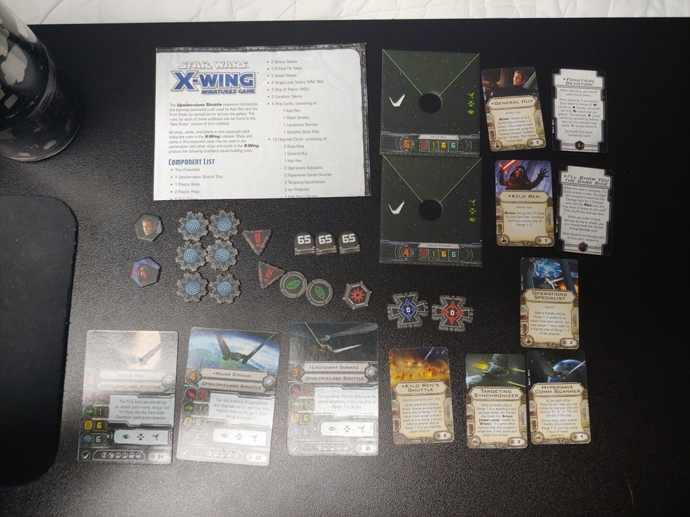 *Corrected* X-Wing Miniatures 1.0 Upsilon-Class Shuttle No Hull