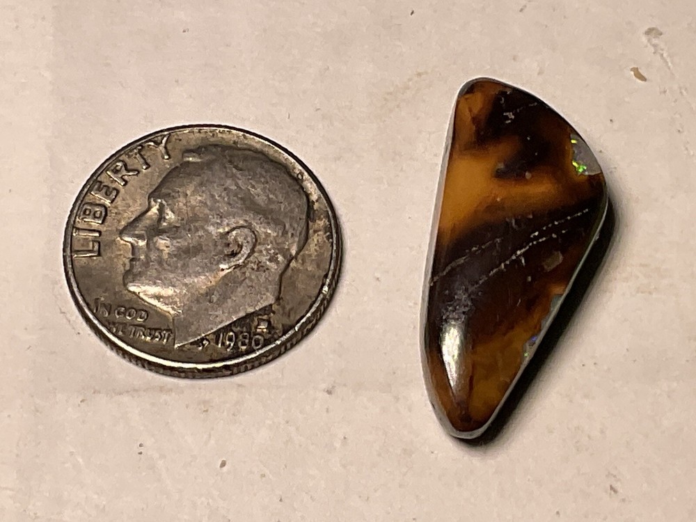 All Natural Solid Australian Boulder Opal, 14.10 carats