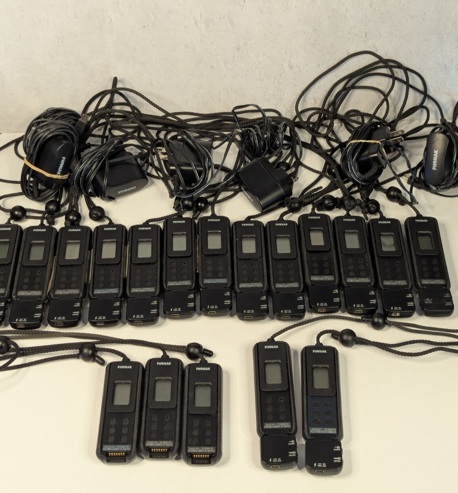 16 Phonak ZoomLink+  and 2 EasyLink+  TESTED