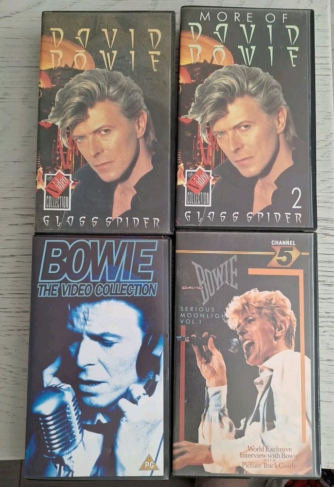 David Bowie 4 X VHS Music Videos