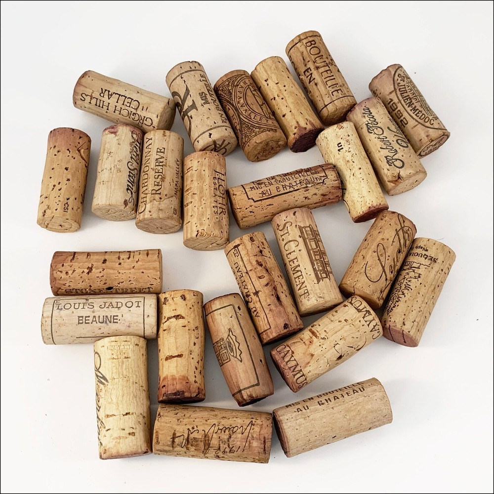 Assorted Used Wine Corks 25 pc