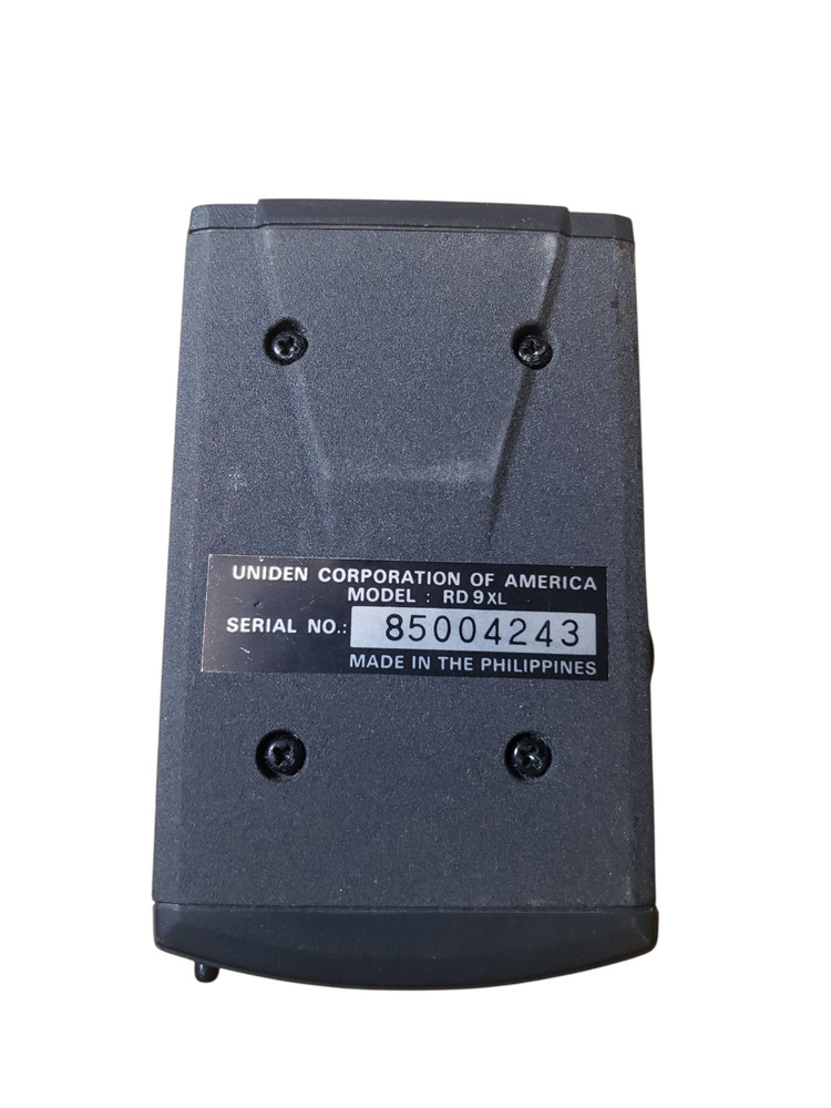 Uniden Radar Detector RD-9XL Tested Working