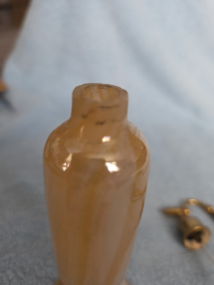 Antique DeVilbiss Atomizer Perfume Bottle, Art Nouveau/ Deco Unsigned. 1920s