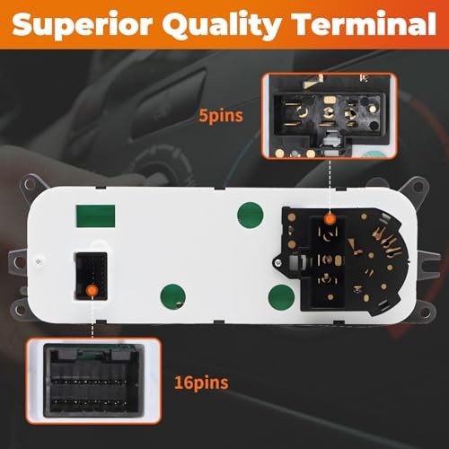 Front HVAC A/C Climate Control Module Compatible with Ram 1500 2500 3500