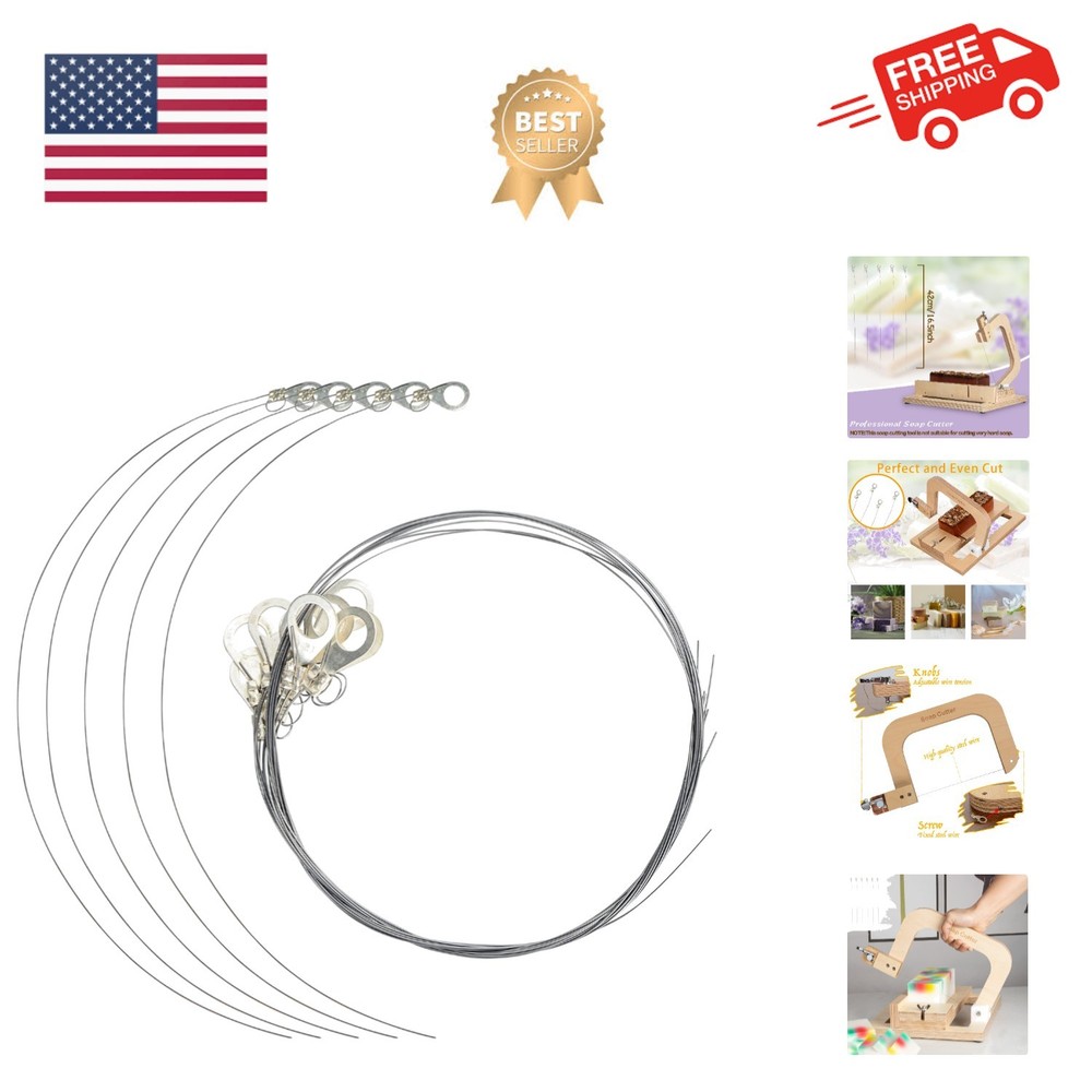 Quality 15PCS Soap Cutter Replacement Wires - Easy to Clean & Use