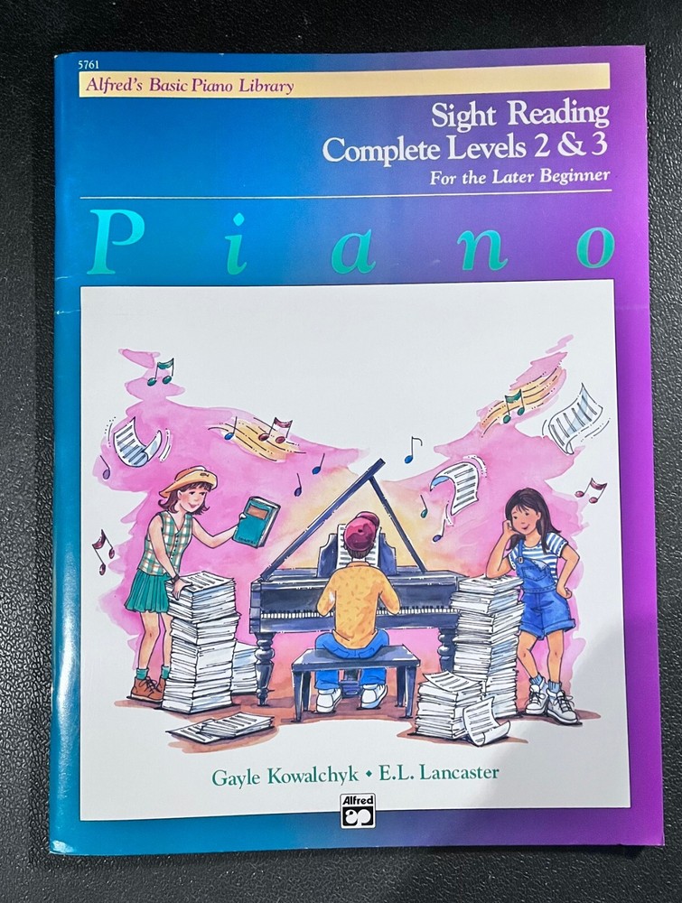 Alfred's Basic Piano Library "Sight Reading" Level 2 & 3
