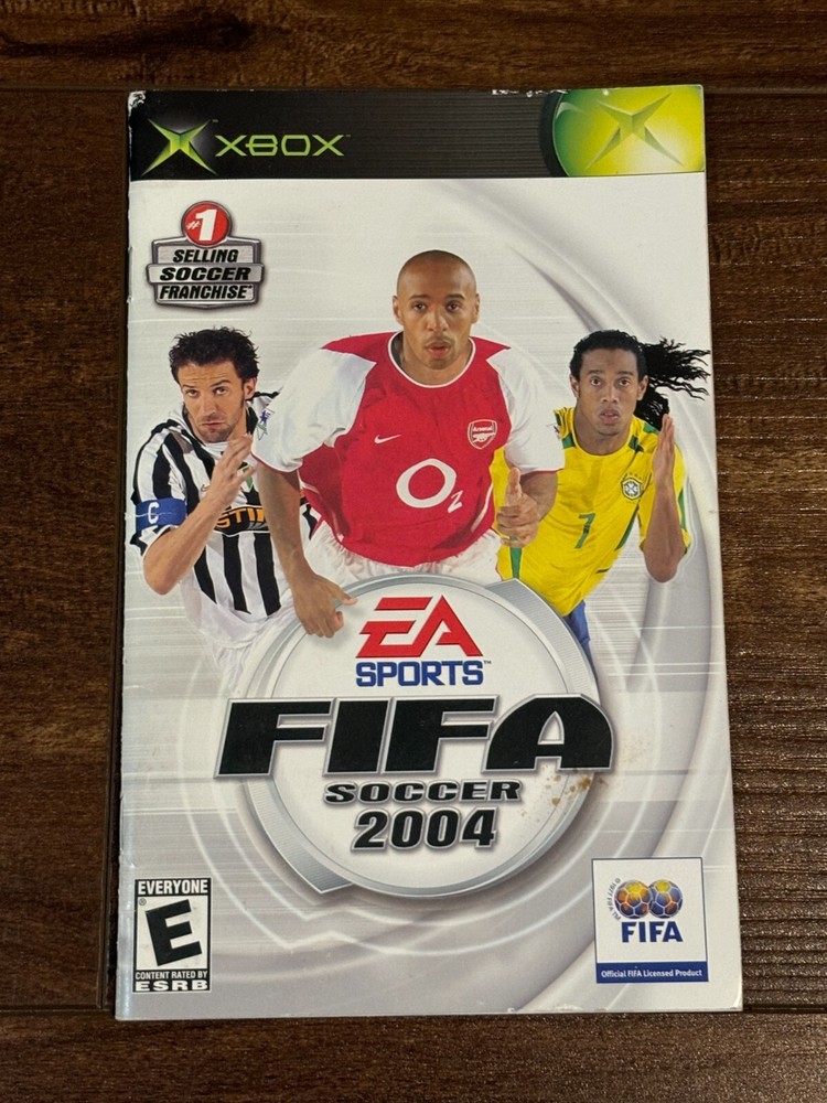FIFA Soccer 2004 04 XBOX Instruction Manual Only