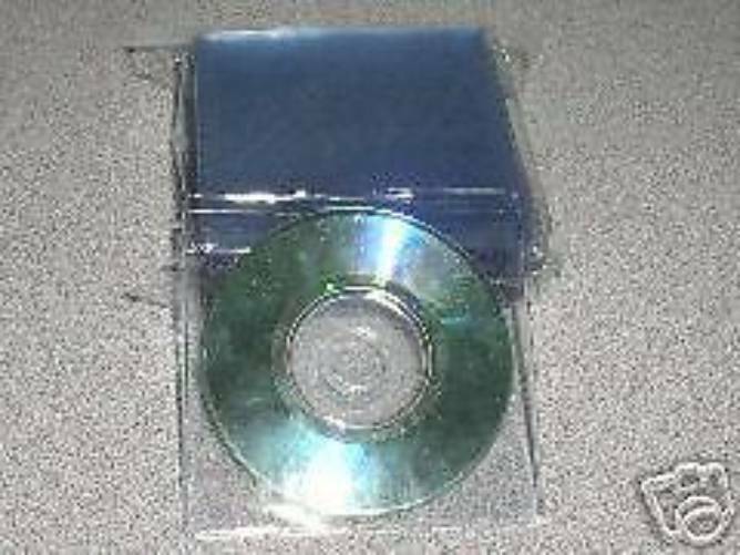 2000  3" CLEAR MINI CD DVD VINYL BAG SLEEVE  JS28