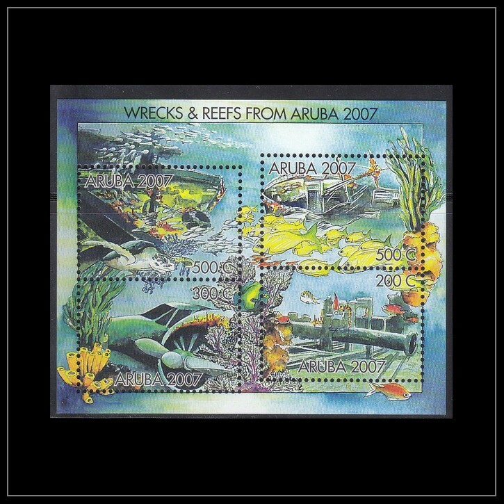 Aruba Issue 2007 (SS 380) Wrecks and Reefs