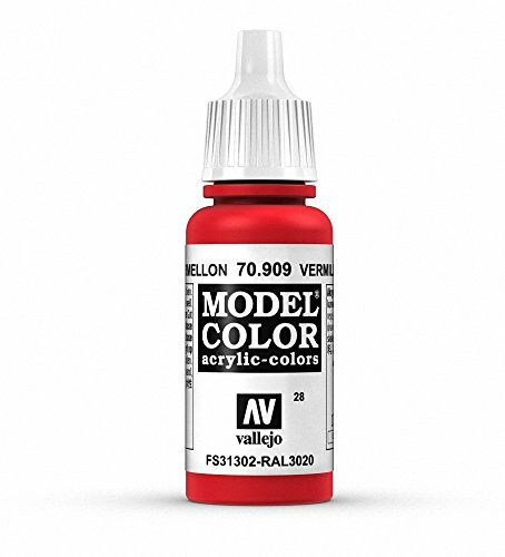 Vallejo Acrylic Paint, C. Red Vermillion