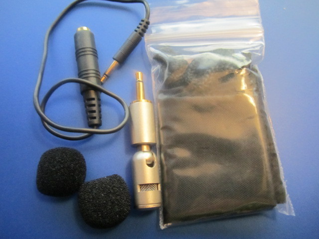 PHILIPS LFH9171/00 Silver 3.5mm Connector PLUGIN INTERVIEW MICROPHONE WIND SHIEL