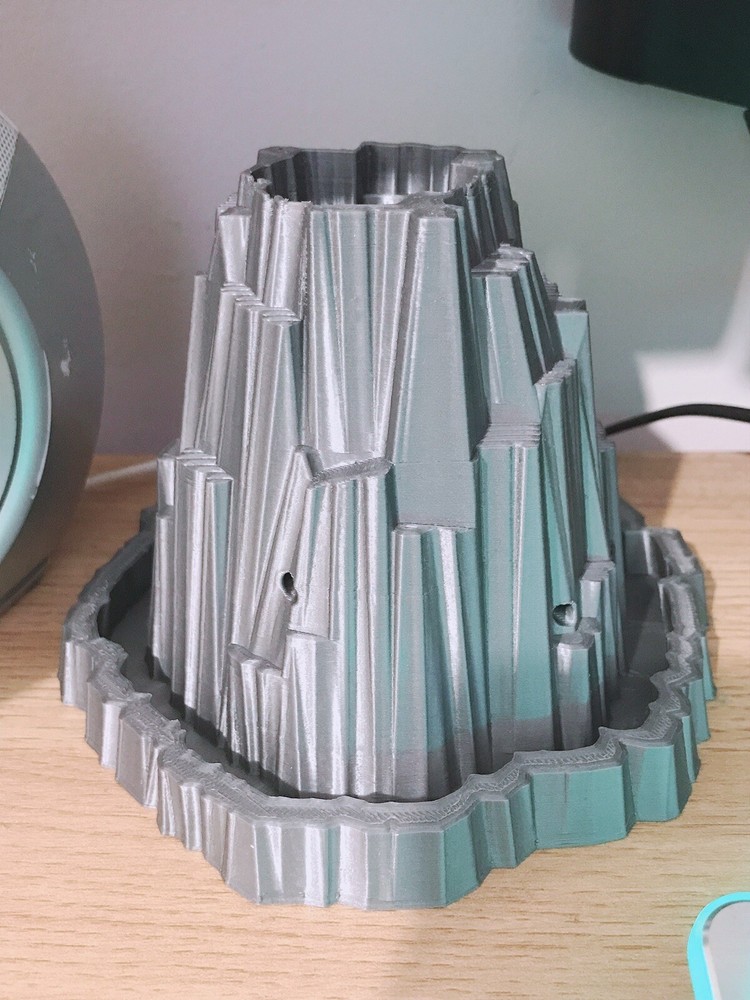 Mountain Desktop Planter with Drain Holes