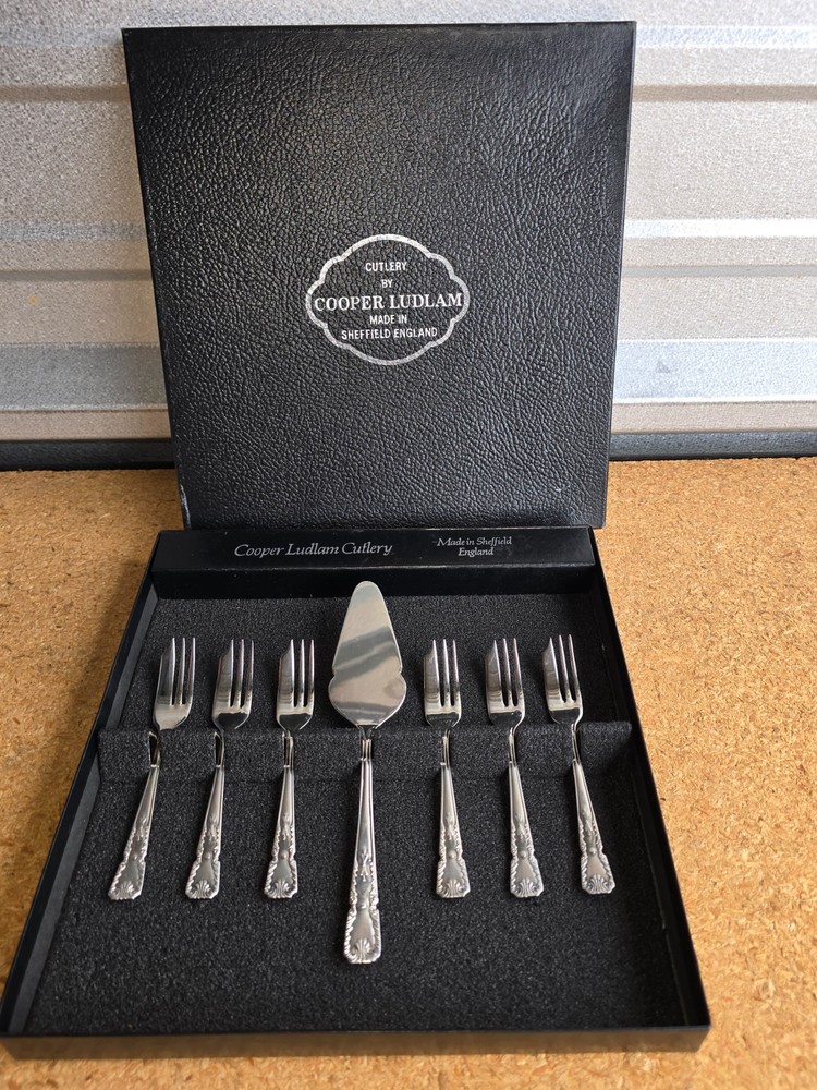 Cooper Ludlam Dessert Forks Pie Cake Server Cutlery