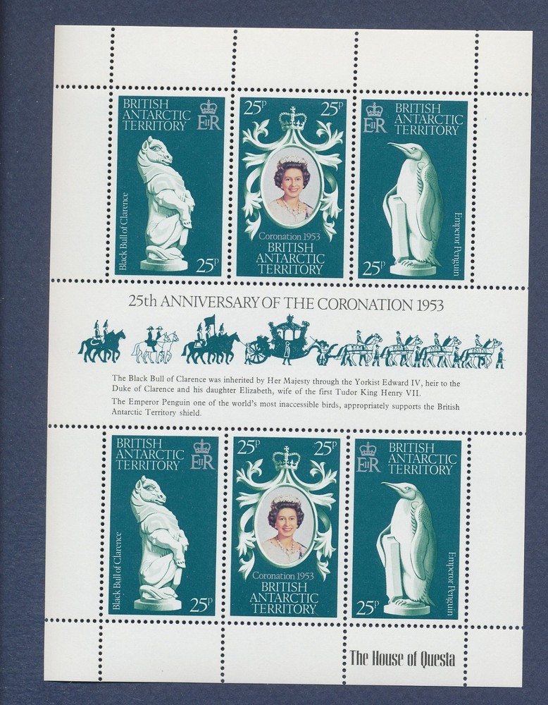 BRITISH ANTARCTIC TERRITORY - Scott 71 - MNH S/S - QEII