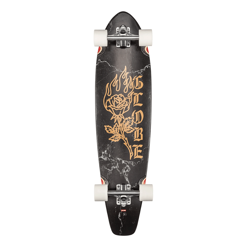 Globe Longboard Complete The All-Time Black Rose 9" x 35.875"