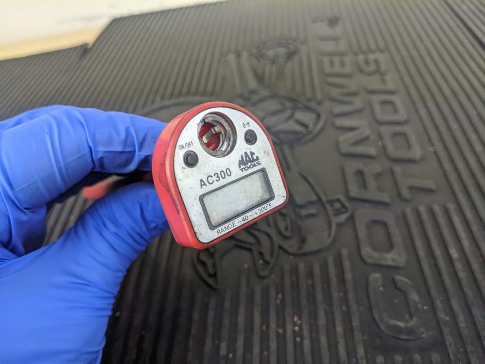 #bd328 Mac Tools Pocket Size Thermometer AC300 BROKEN AS IS