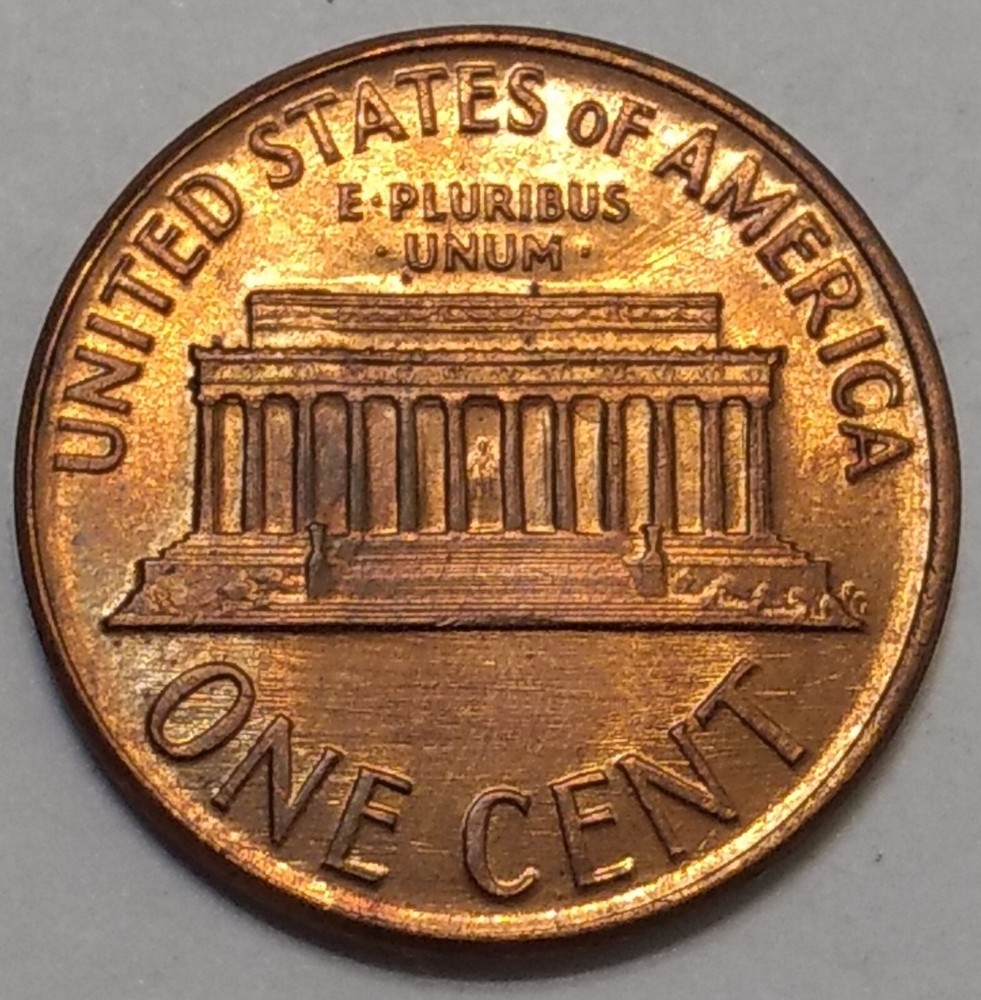 1968-S Mint State Lincoln Cent ~ RB ~ Toned