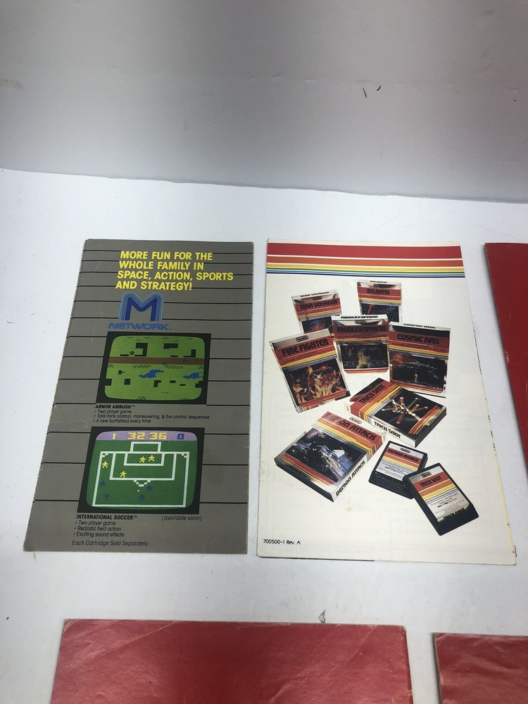 Vintage Atari Game Catalog Lot