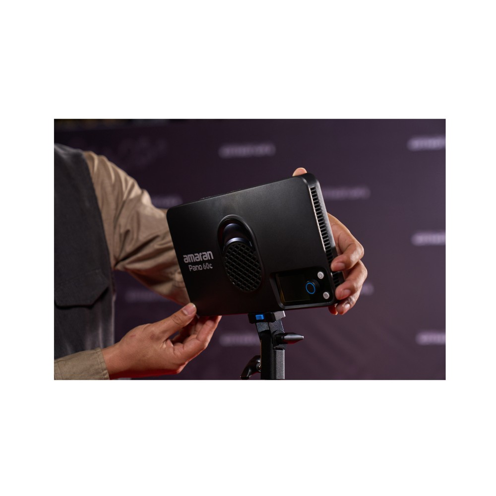 amaran Pano 60c Creator Kit (Charcoal) Bundle with Barn Doors (2 Items)