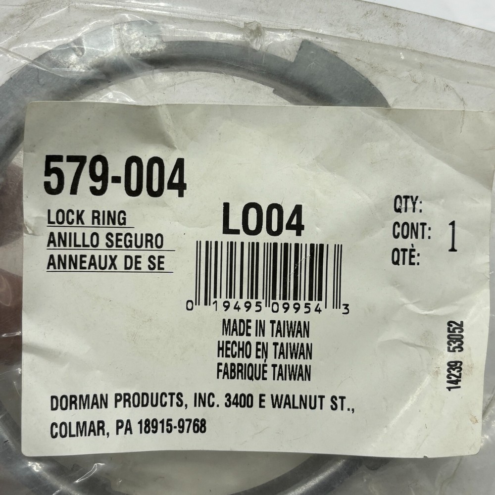 Fuel Tank Sending Unit Lock Ring Dorman 579-004 ⭐