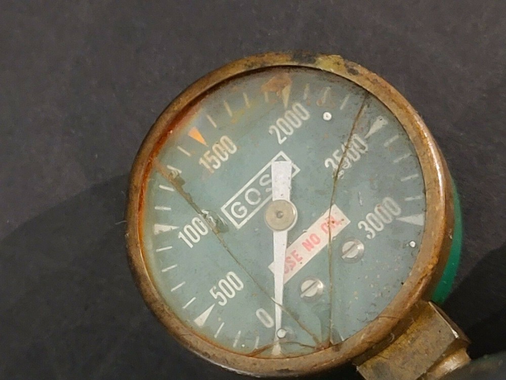 Vintage Goss Acetylene Regulator