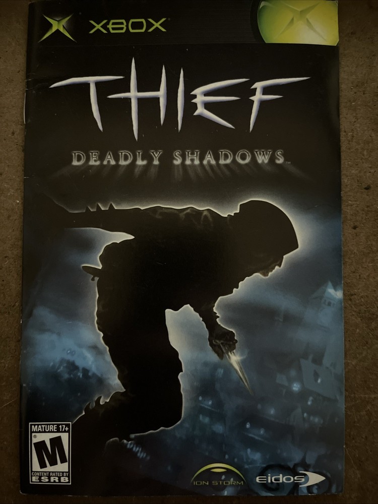 Thief: Deadly Shadows (Microsoft Xbox, 2004) Instruction Manual Insert Only
