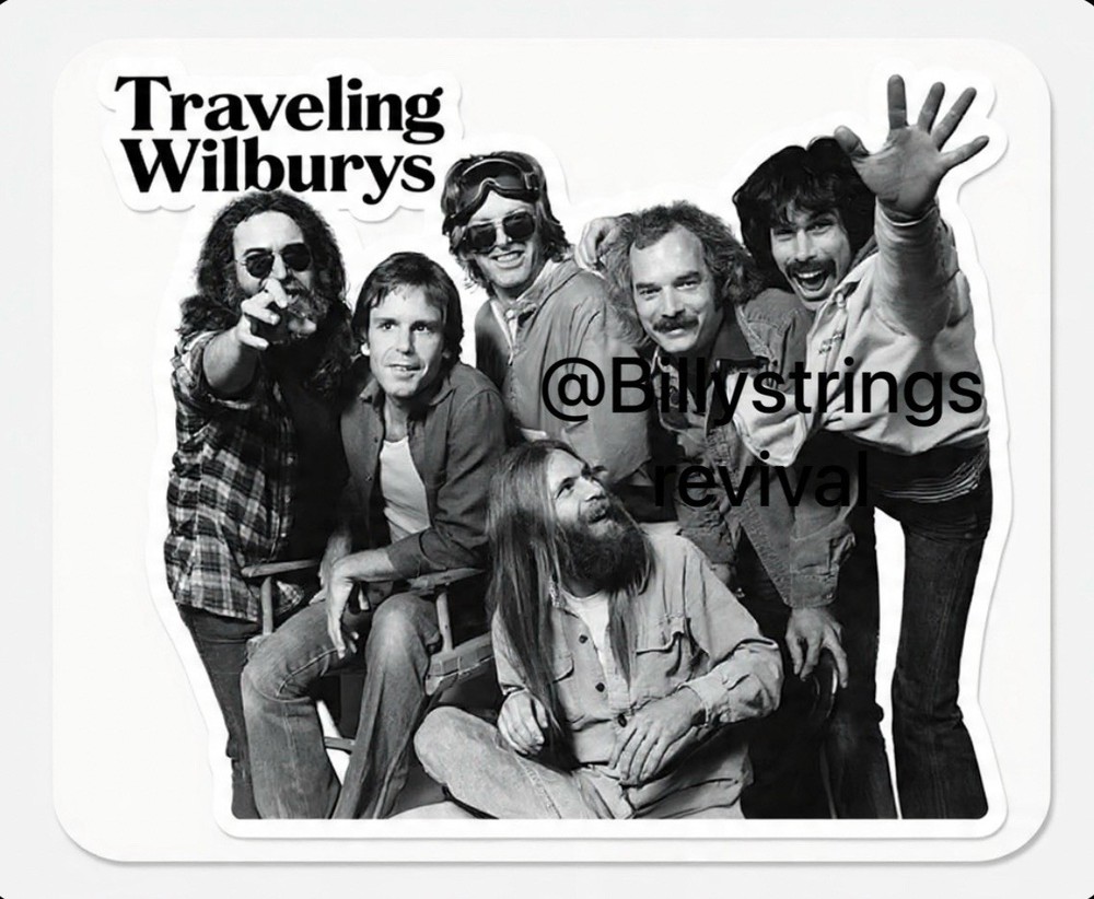 🌹Grateful Dead “Traveling Wilburys” Sticker💀