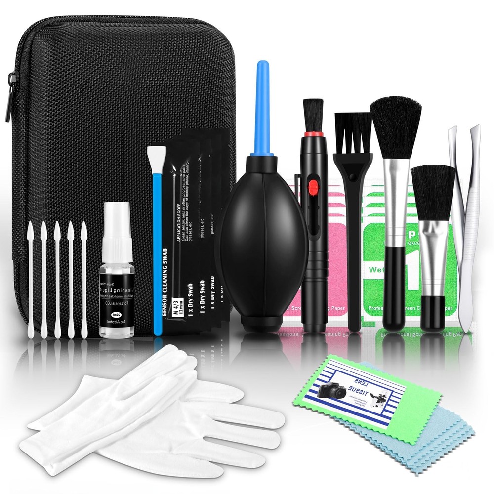 Camera Cleaning kit Professional Lens Kit Complete Black