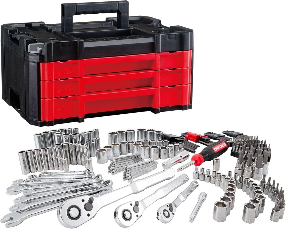 CRAFTSMAN 230-Piece Automotive Tool Set, includes a VERSASTACK toolbox,