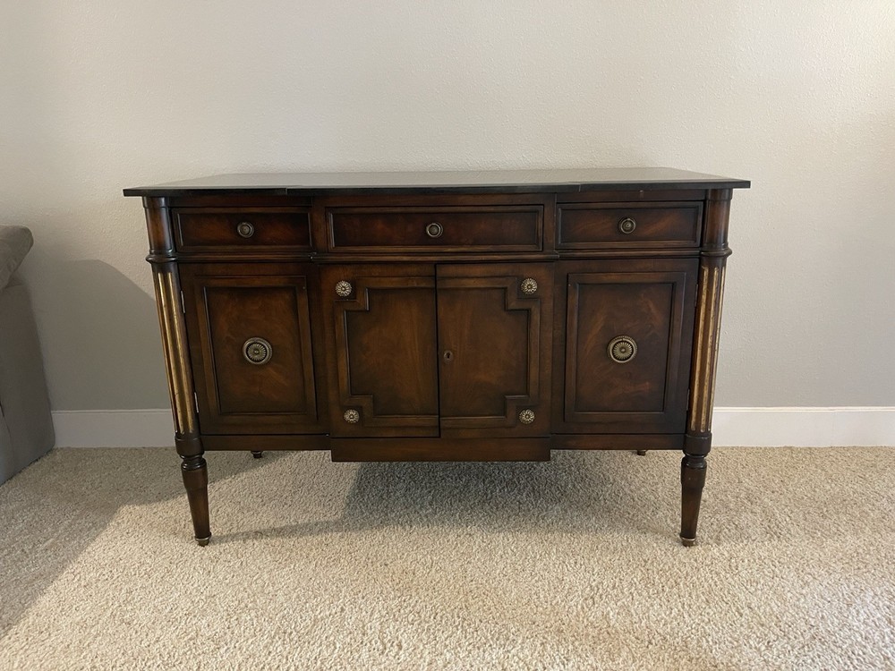 Lillian August Regency Style Granite Top Sideboard / Server