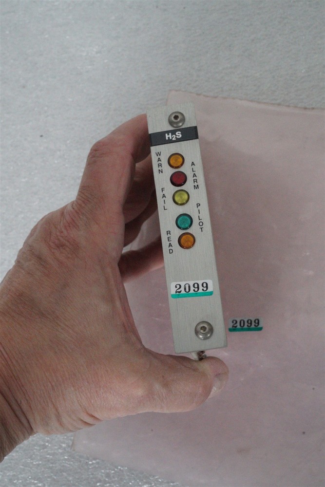 Gastech H2S Board (Warn, Alarm, Fail, Pilot, Read Indicators) 93460164