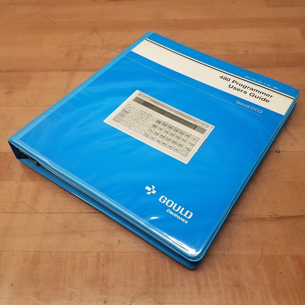 Gould 2000-0049 Rev. A 480 Programmer Users Guide - USED