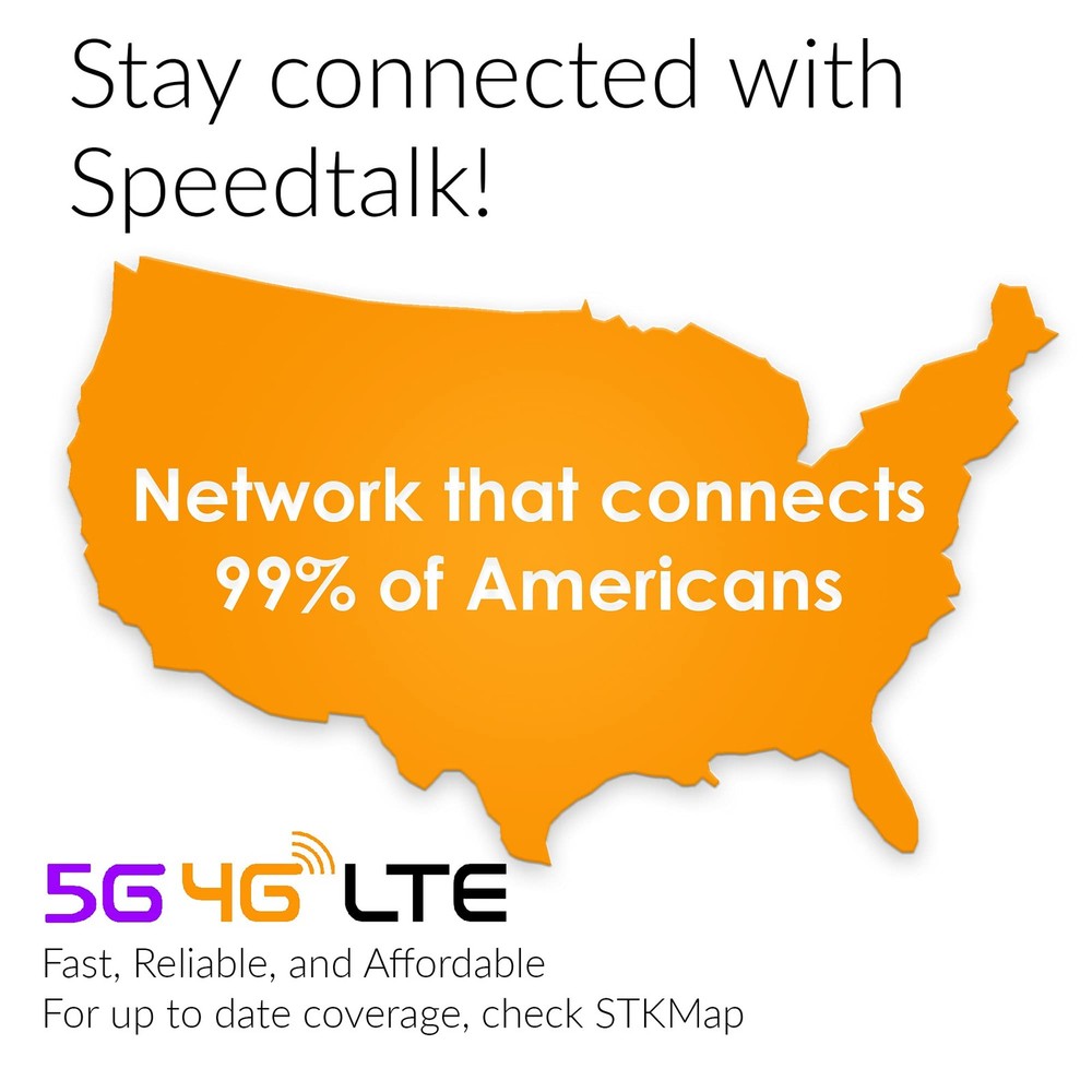SpeedTalk Mobile $5 Prepaid Wireless Pay Go Plan for Smartphones &...