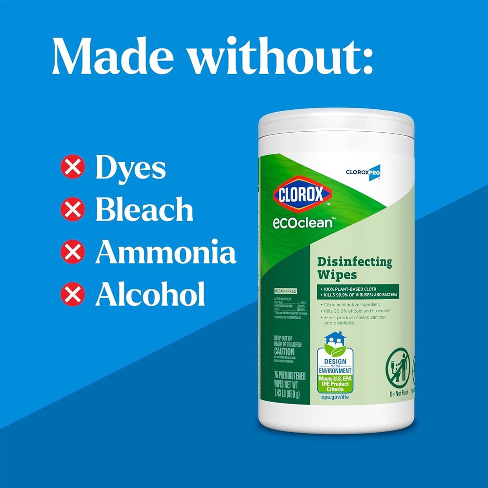 Pro EcoClean Wipes, Multipose Plant