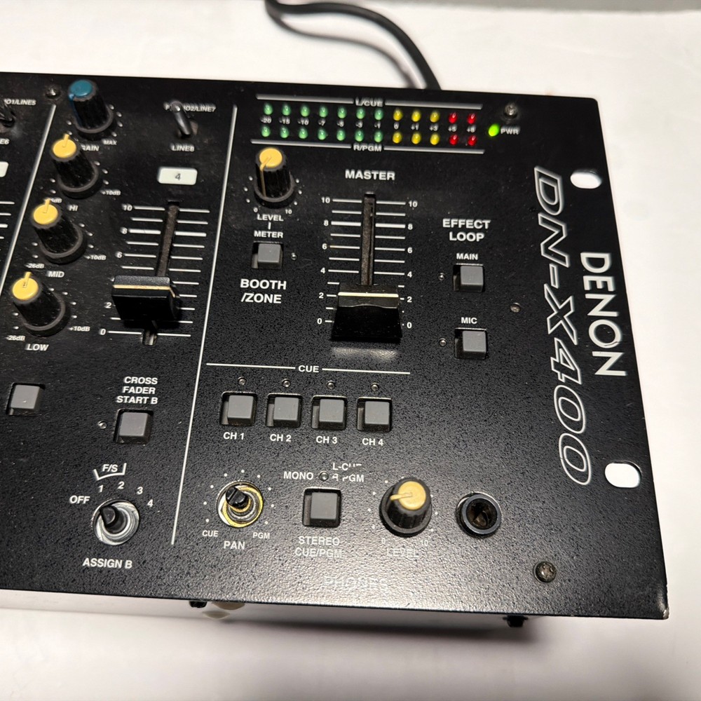 DENON DN-X400 Professional DJ Mixer Powers On Untested From There "As Is"