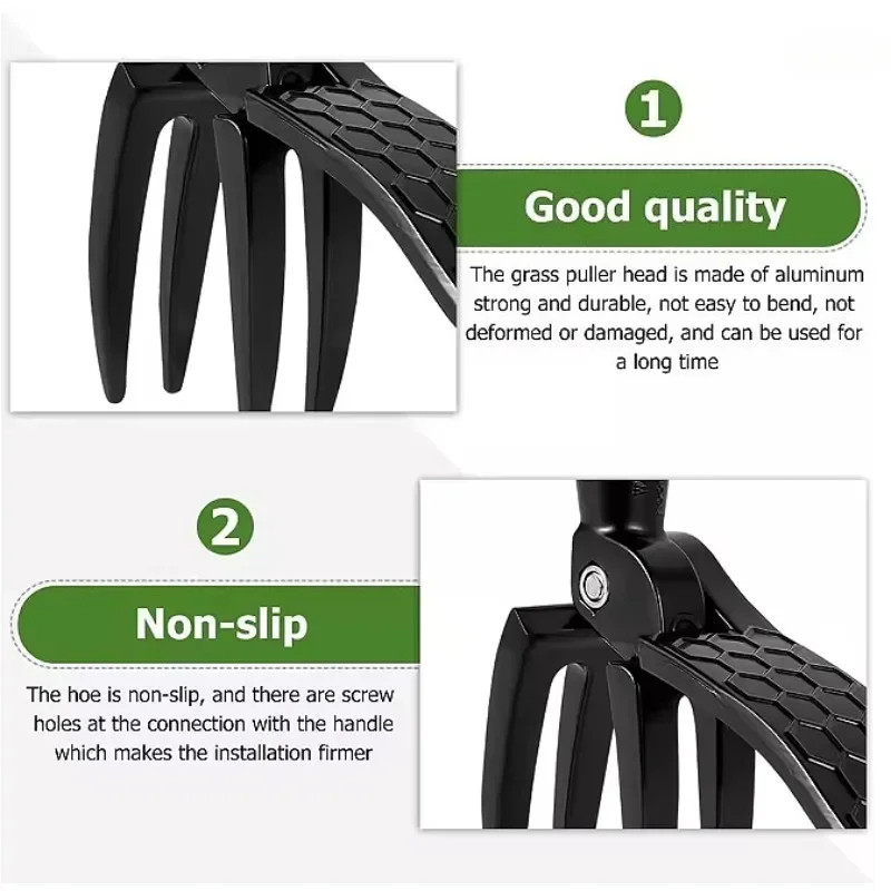 Weeder Puller Stand Up Weed Tool Handle Claw Garden Root Remover Killer Outdoor