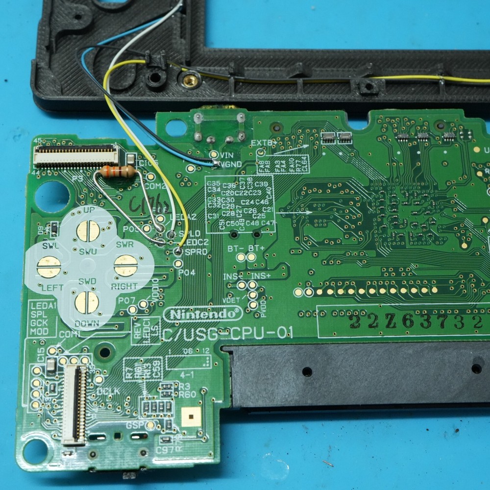 Gameboy Macro DS Lite MOD 3D Printed Face Plate Kit