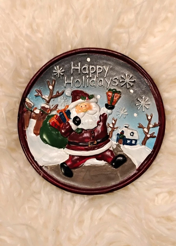 SANTA CLAUS Mold Picture D5" Table Top