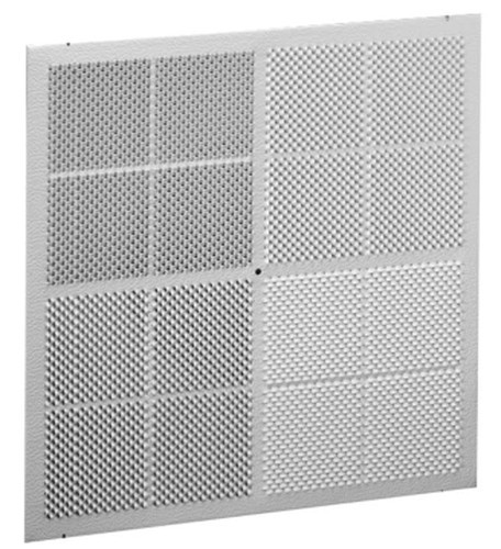 HART & COOLEY 444W Ceiling Diffuser 23.75" x 23.75" Aluminum 4-Way Air Flow