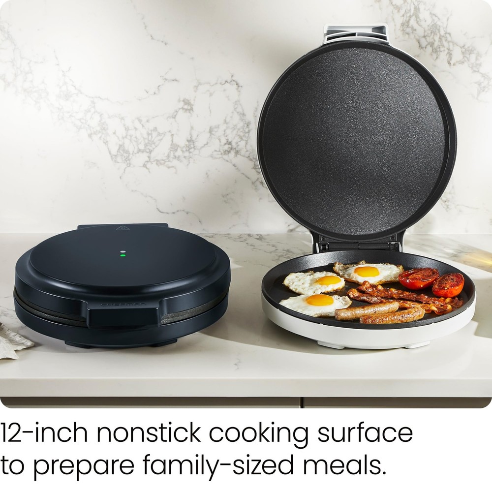 Chefman Everything Maker & Pizza Oven 1440W - Griddle, Omelet, Sandwich, Crepe