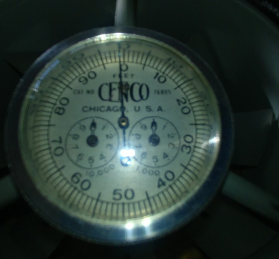 Cenco Anemometer In Brass Case