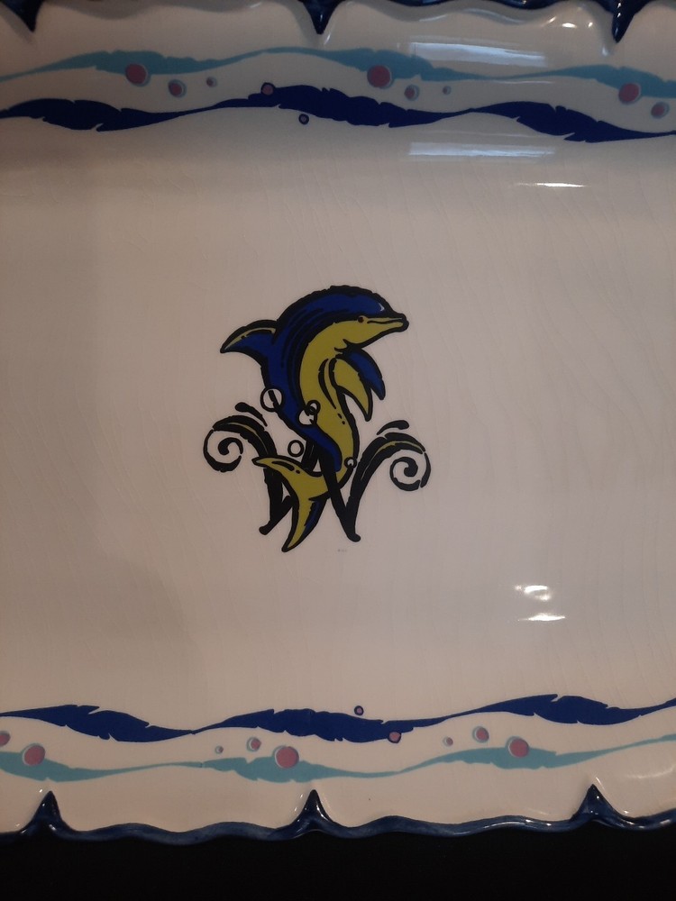 SeaWorld Oval Serving Platter Dish - 15"