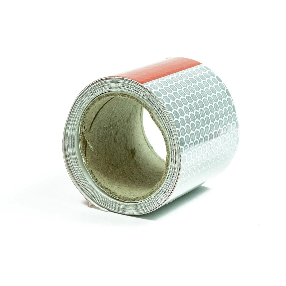 Promar Reflective Tape - Red/White 6 FT Roll-Dana