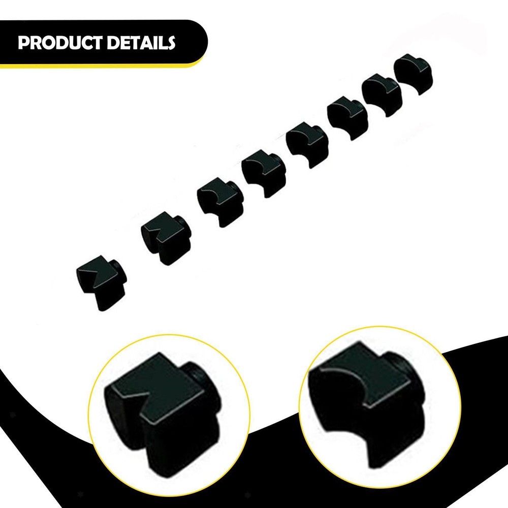 8 Pieces Ring Bender Dies DIY Press Tools Small Ring Bending Machine Accessories