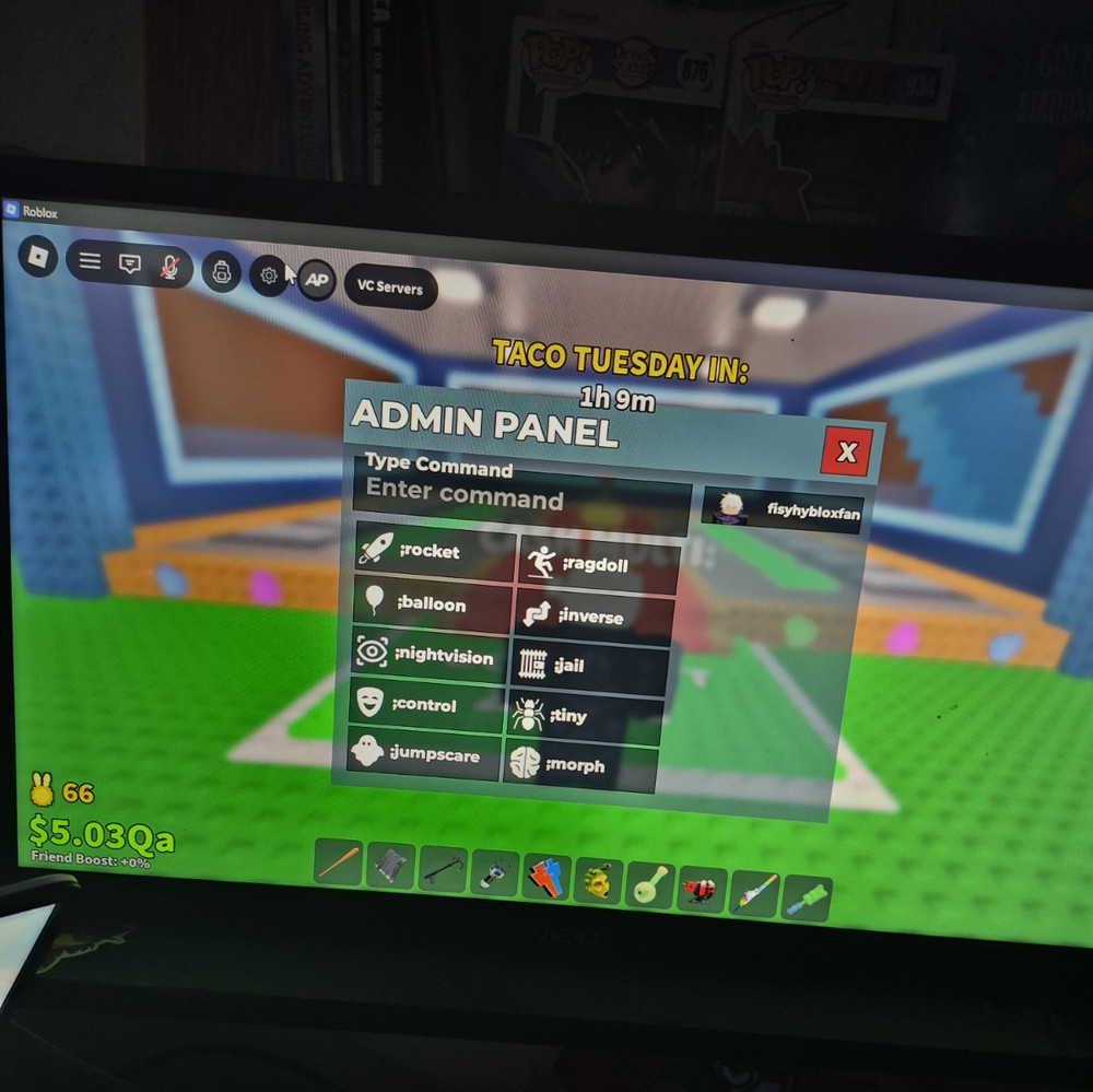 Roblox Admin Panel Commands Game Item Asset